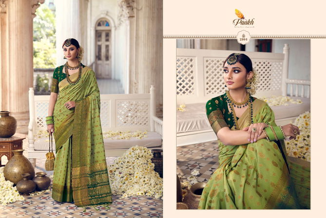 Pankh Ruchi Royal 1 New Designer Fancy Festive Wear Silk Saree Collection